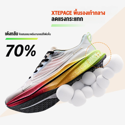 【xtep】2000KM 3.0丨Size39-47 กีฬาวิ่งที่ทนต่อการสึกหรอฤดูร้อนระบายอากาศการดูดซับแรงกระแทก Image4