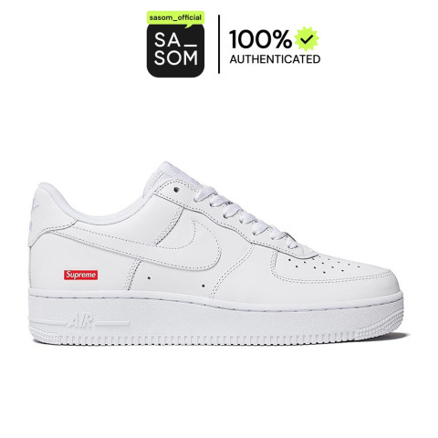 Nike Air Force 1 Low Supreme White | ของแท้ ตรวจสอบโดย SASOM Image1