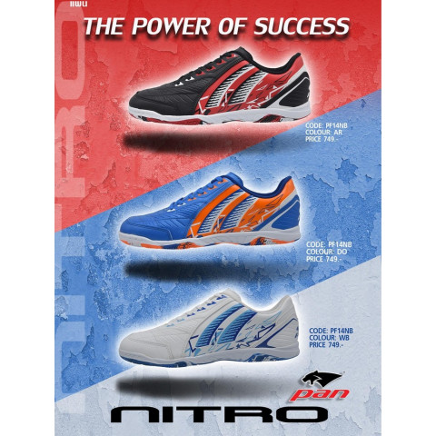 รองเท้าฟุตซอล Pan Nitro ของแท้ [PF14NB/NA] รองเท้าฟุตซอลแพน รองเท้าฟุตซอล ผู้ใหญ่ เด็ก Image4