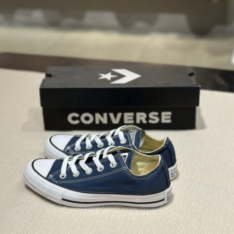 ของแท้ 100%🔥CONVERSE Chuck Taylor All Star OX BLACK WHITE 101000 รองเท้าผ้าใบ ชาย หญิง Image6
