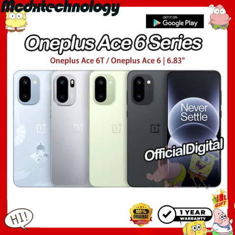 Global ROM Oneplus Ace 6T Snapdragon 8 Gen 5 OnePlus Ace 6 Snapdragon 8 Elite 6.83" | สนับสนุนไทยและ Google Image1