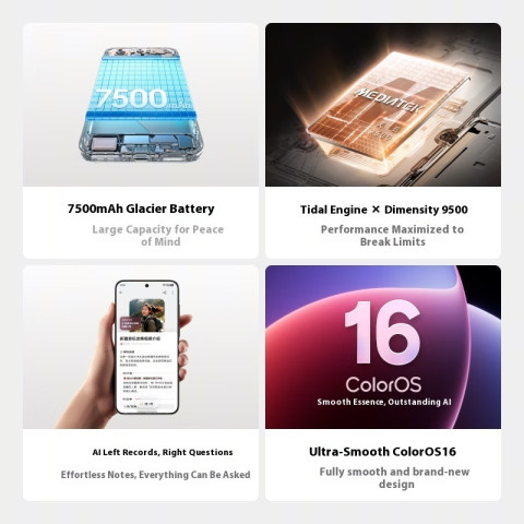 OPPO Find X9 Pro OPPO Find X9 Mediatek Dimensity 9500 OPPO Find X8 Ultra Snapdragon 8 Elite Image2