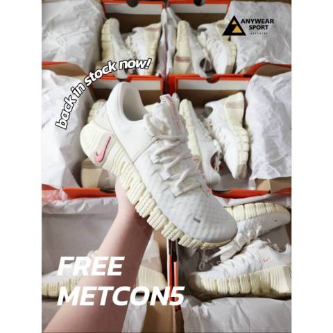 [ของแท้ พร้อมส่ง] Nike Free Metcon 5 รองเท้าฟิตเนสผู้หญิง เทรนนิ่ง ยกเวท วิ่งลู่ พื้นนุ่ม ใส่สบาย Image6