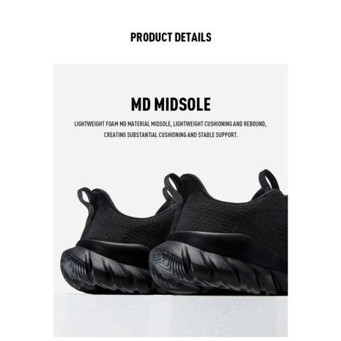 American CAMEL รองเท้ากีฬา รองเท้าวิ่งลําลอง พื้นนิ่ม น้ําหนักเบา สีดํา สําหรับผู้ชาย เดินป่า Image4