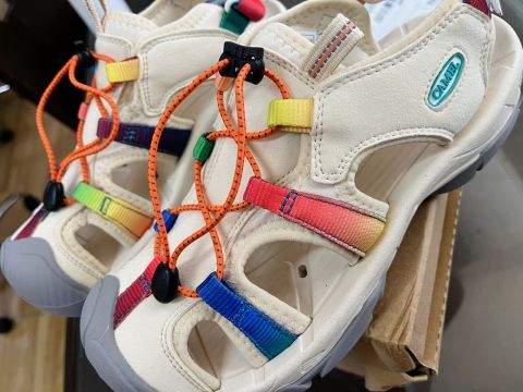 CAMEL กลางแจ้งผู้หญิงฤดูร้อนที่เดินทางมาพักผ่อนเป่าโถวรองเท้าแตะรองเท้าชายหาดระบายอากาศกันลื่นสวมทนรองเท้าน้ํา Image4