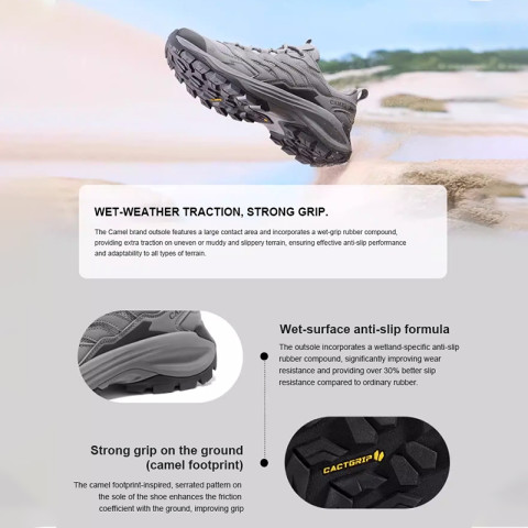 Camel Kunlun Mountain Pro ออกแบบเพื่อกันลื่นและระบายอากาศได้ดี เหมาะสำหรับนักเดินป่าทุกคน Image6