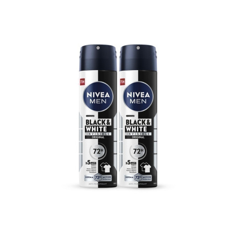 นีเวีย เมน แบล็ค แอนด์ ไวท์ อินวิซิเบิ้ล สเปรย์ 150 มล. 2ชิ้น NIVEA Image5