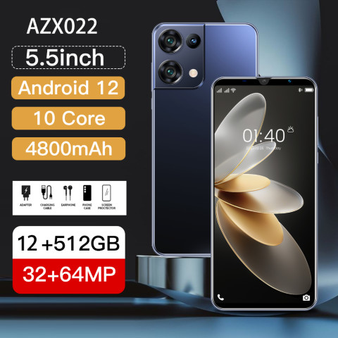 AZX022 cellphone 256GB VIVO โทรศัพท์มือถือ 44W fast charge โทรศัพท์มือถือ snapdragon chip สมาร์ทโฟน โทรศัพท์ Android Image1