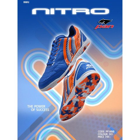 รองเท้าฟุตซอล Pan Nitro ของแท้ [PF14NB/NA] รองเท้าฟุตซอลแพน รองเท้าฟุตซอล ผู้ใหญ่ เด็ก Image3