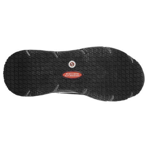 Skechers สเก็ตเชอร์ส รองเท้าทำงานผู้ชาย Men Work Max Cushioning Elite Slip Resistant Rytas Work Shoes - 200021-BLK Image5