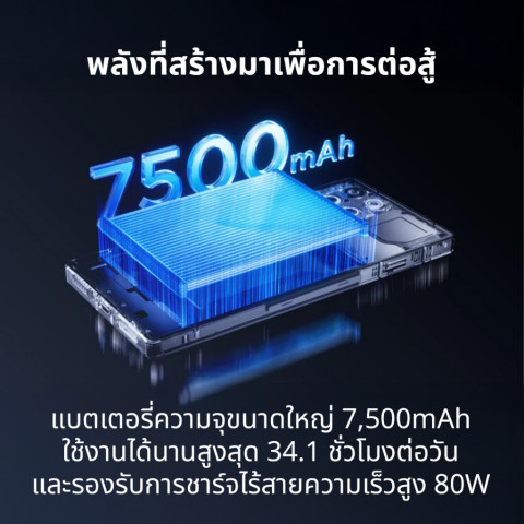 [ใหม่] REDMAGIC 11 Pro | มือถือเกมมิ่งระบายความร้อนด้วยของเหลว | Snapdragon Elite Gen 5 | หน้าจอและแบตเตอรี่รุ่นอัปเกรด Image4