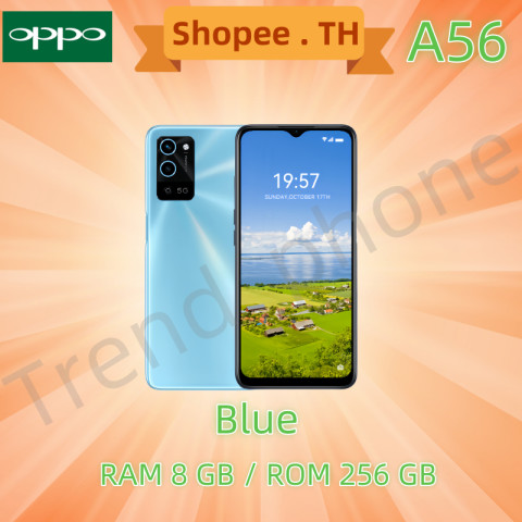 OPPO A56 สมาร์ทโฟน RAM8+ROM256 กว้าง 6.5 นิ้ว Android 12 แบตเตอรี่ 5,000 mAh สินค้าพร้อมส่ง Image7