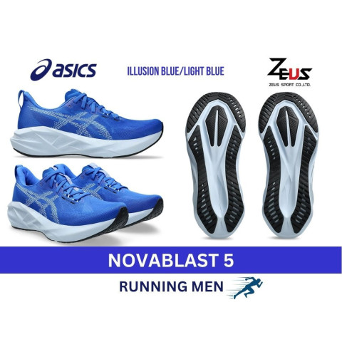 ASICS NOVABLAST 5 รองเท้าวิ่งผู้ชาย [RUNNING MEN] Daily Runner “นุ่ม เด้ง และตอบสนองดี” มากยิ่งขึ้น Easy Run Image5