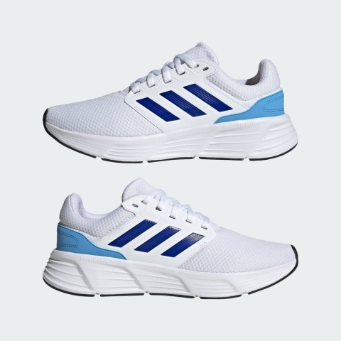 adidas วิ่ง รองเท้า Galaxy 6 ผู้ชาย สีขาว IE8141 Image7