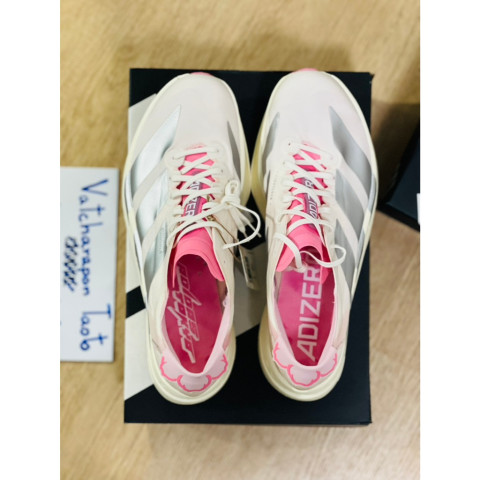 [ PREORDER ] รองเท้าวิ่ง Adizero Adios Pro 4 “Cherry Blossom Sakura“ รหัส JQ4445 & JQ4446 มือ1 ของแท้ 100% Image3