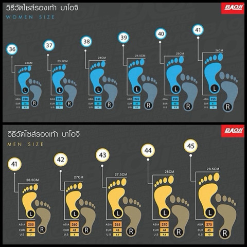 BAOJI SNEAKERS รองเท้าสนีกเกอร์ รุ่น BJW1106/BJW1124 Image8