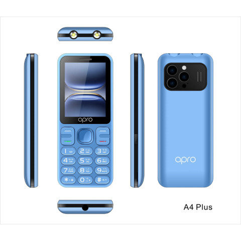 Apro A4 Plus มือถือปุ่มกดรุ่นใหม่ 2 ซิม 3G/4G รับประกันศูนย์ 1 ปี [ หน้าจอ 2.8 นิ้ว แบต 1400 mAh ] Image2