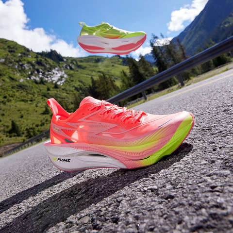 【จัดส่งในไทย】361 Degrees Flame 3.5 องศาเปลวไฟ ผู้ชายผู้หญิงรองเท้าวิ่งมืออาชีพมาราธอนแผ่นคาร์บอนรองเท้าแข่งรถ 672512215F Image7