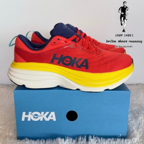 รองเท้าวิ่ง HÖKÄ Bondi 8 รองเท้าวิ่งถนนสายซัพพอร์ต หนานุ่ม ถ่ายจากงานแท้ 100% มีอุปกรณ์พร้อมกล่อง กีฬา ออกกำลังกาย Sport Image3