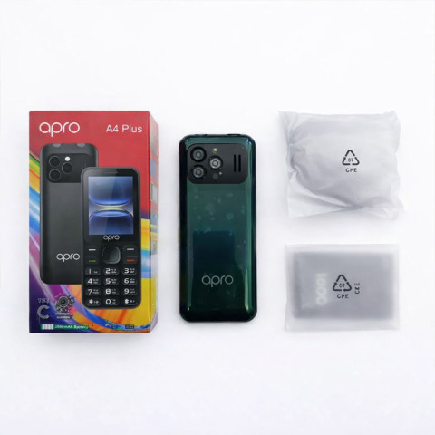 Apro A4 Plus มือถือปุ่มกดรุ่นใหม่ 2 ซิม 3G/4G รับประกันศูนย์ 1 ปี [ หน้าจอ 2.8 นิ้ว แบต 1400 mAh ] Image5