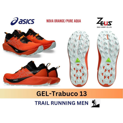 ASICS GEL-SONOMA GEL-Trabuco รองเท้าวิ่งเทรลสำหรับผู้ชาย [Trail Running MEN] เส้นทางออฟโรด ทั้งหิน ดินโคลน และทางลาดชัน Image6