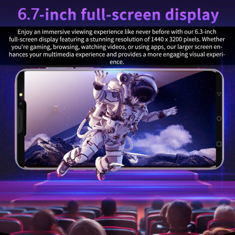 โทรศัพท์มือถือ แบรนด์ใหม่  i15 Pro max smartphone6.7นิ้วโทรศัพท์สมาร์ทโฟน 16GB + 512GB Android13.0โทรศัพท์ซีโอดี ราคาถูกๆ รองรับแอปธนาคารได้ ระบบนำทาง GPS Image2