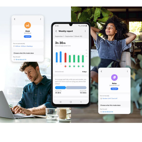 New❗️Samsung Galaxy A06 (2024) 5G /4G หน้าจอ 6.7“ กล้องคู่ โหมดAuto Blocker ป้องกันมิจฉาชีพ ประกันศูนย์ 1ปี Image4