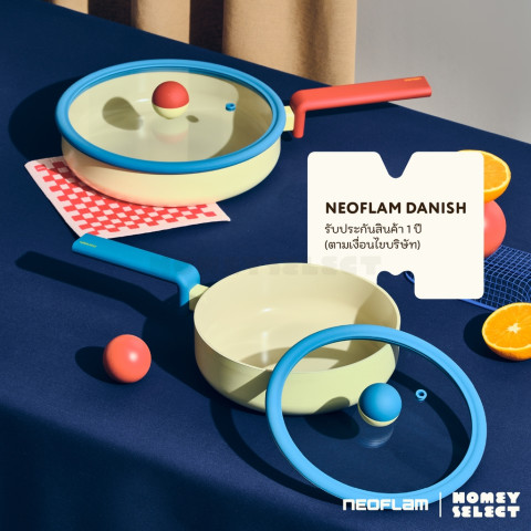 [รับประกัน 1 ปี] Neoflam Danish กระทะ หม้อ จากเกาหลี มีให้เลือก 6 แบบ ใช้ได้กับเตาทุกประเภท ของแท้จากเกาหลี Image4