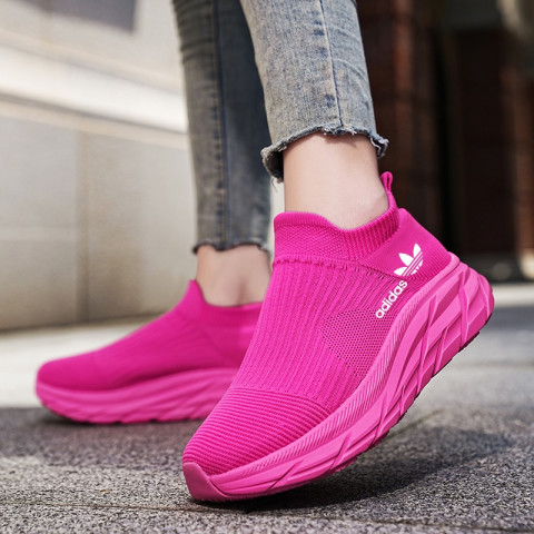 【ใหม่ พร้อมส่ง】รองเท้าผ้าใบลําลอง พื้นนิ่ม สีพื้น ระบายอากาศ ใส่สบาย เหมาะกับการวิ่ง เล่นกีฬา ไซซ์ 36-44 2023 Image6