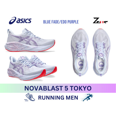 ASICS NOVABLAST 5 รองเท้าวิ่งผู้ชาย [RUNNING MEN] Daily Runner “นุ่ม เด้ง และตอบสนองดี” มากยิ่งขึ้น Easy Run Image1