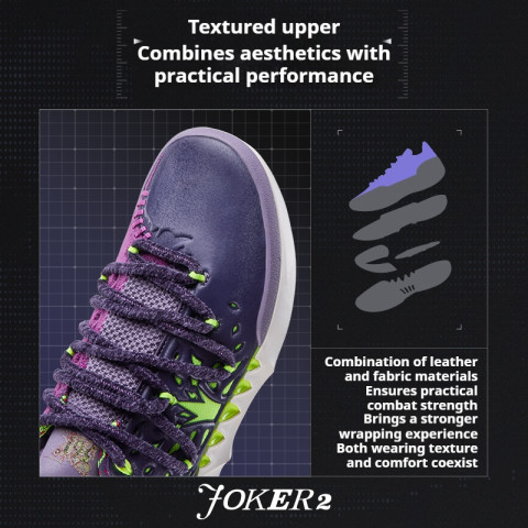 361 Degrees Joker 2 รองเท้าบาสเก็ตบอลผู้ชาย 672611104 672611110 Image3