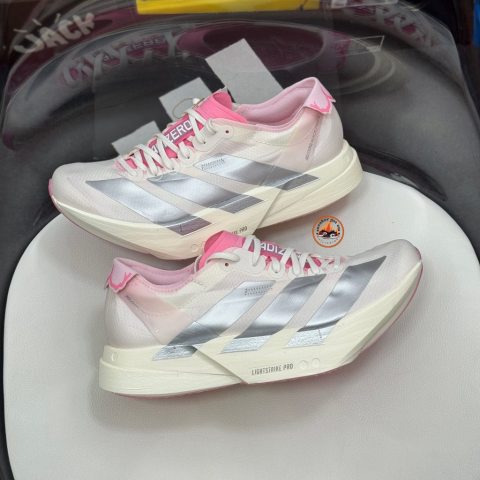 [ PREORDER ] รองเท้าวิ่ง Adizero Adios Pro 4 “Cherry Blossom Sakura“ รหัส JQ4445 & JQ4446 มือ1 ของแท้ 100% Image7