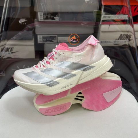[ PREORDER ] รองเท้าวิ่ง Adizero Adios Pro 4 “Cherry Blossom Sakura“ รหัส JQ4445 & JQ4446 มือ1 ของแท้ 100% Image8