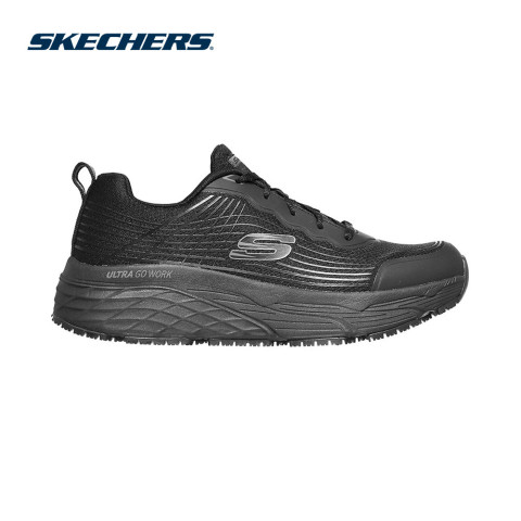 Skechers สเก็ตเชอร์ส รองเท้าทำงานผู้ชาย Men Work Max Cushioning Elite Slip Resistant Rytas Work Shoes - 200021-BLK Image1