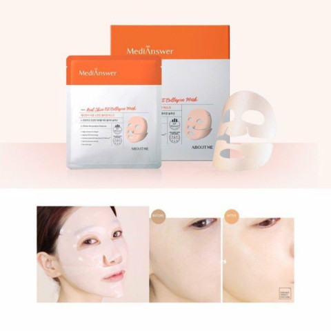 MediAnswer Collagen Mask 37 g. มาส์กเจลลี่ [1 กล่อง/5 แผ่น] Image3