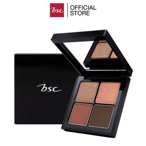 BSC AUTHENTIQ BIO SHIMMER&MATTE QUAD EYE PALETTEบีเอสซี ออเธนทิค ไบโอ ชิมเมอร์&แมทท์ ควอด อาย พาเล็ท อายชาโดว์มาพร้อมทั้งเนื้อแบบชิมเมอร์และแมทท์ เม็ดสีมีเนื้อสัมผัสที่นุ่มละมุน ช่วยให้เนื้ออายแชโดว์เนียนละอียด Image4