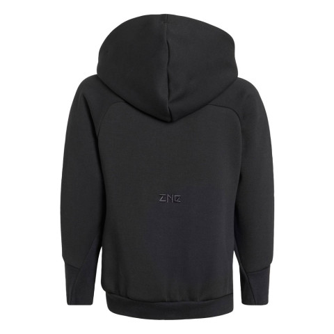 adidas Lifestyle adidas Z.N.E. Full-Zip Hoodie Kids Unisex Black IB3986 Image3