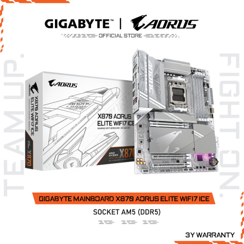GIGABYTE MAINBOARD X870 AORUS ELITE WIFI7 ICE เมนบอร์ด X870 A ELITE WF7 ICE-1.1 Image1