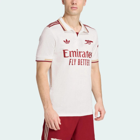 （ของแท้ 100%）adidas originals AUTHENTICS SS25 ARSENAL THIRD 25/26 เสื้อฟุตบอล Image4