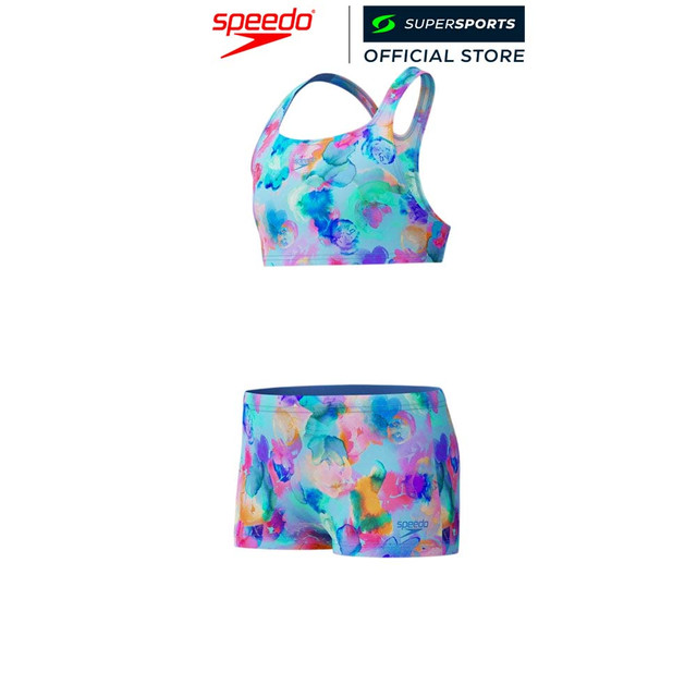 SPEEDO Printed Racerback 2 Pieces ชุดว่ายน้ำเด็กผู้หญิง