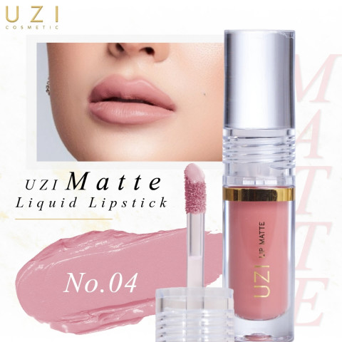 ลิปแมทแก้ปากดำ ลอก แตก สีแน่นเวอร์ คนท้องใช้ได้  UZI MATTE LIQUID LIPSTICK | ลิปแมท ออร์แกนิค เม็ดสีชัด ลิปขวัญ ลิปขวัญอุษามณี ลิปแมทติดทน ลิปติดทน ลิปสติกเนื้อแมทท์ Image1