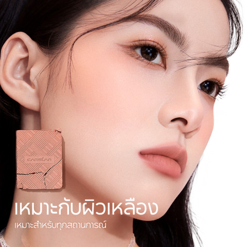 CARSLAN Eyeshadow Palette 10colors 18 กรัม เป็นพาเลทเครื่องสำอางที่รวมทั้งอายแชโดว์ บลัชออน ไฮไลท์ และคอนทัวร์ไว้ในตลับเดียว Image2