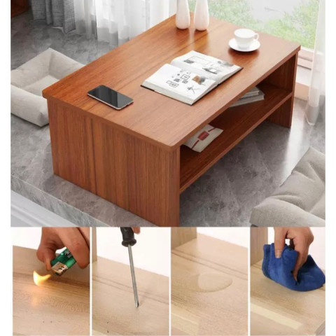 โต๊ะญี่ปุ่น สำหรับนั่งพื้นสไตล์มินิมอล เหมาะสำหรับนั่งดื่มกาแฟหรือนั่งทำงานและอ่านหนังสือ Image3