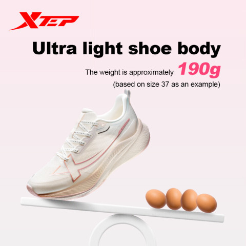 รองเท้าวิ่งผู้หญิงสีใหม่ XTEP 2000กม. 3.0การดูดซับแรงกระแทกเบาะกันกระแทกแบบมืออาชีพช่วยเด้ง Image4