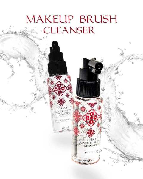 ฉัตร น้ำยาล้างแปรงแต่งหน้า เมคอัพ บลัช คลีนเซอร์ CHAT Makeup Brush Cleanser Image2