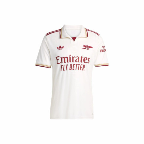 （ของแท้ 100%）adidas originals AUTHENTICS SS25 ARSENAL THIRD 25/26 เสื้อฟุตบอล Image3