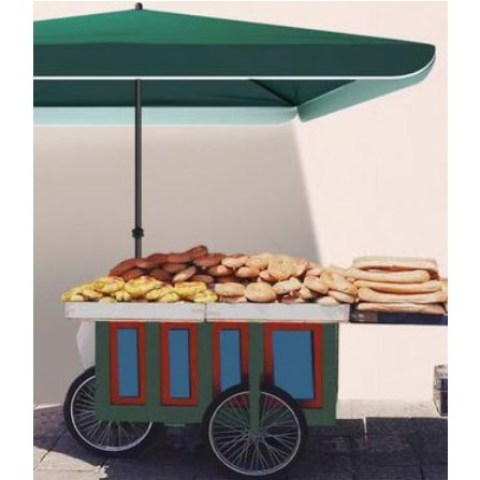 ร่มขายของรูปทรงสี่เหลี่ยมจตุรัส ขนาด3*3m，ร่มบ้านสวน,ร่มร้านค้ากันแสง Image4