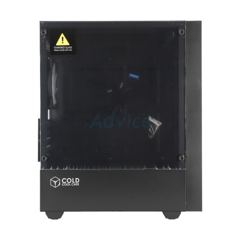 COLD COOL mATX CASE (เคสคอมพิวเตอร์) (NP) CASE SC3 BLACK - A0158843 Image2