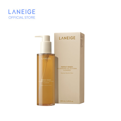 PERFECT RENEW NOURISHING OIL-TO-FOAM CLEANSER 200ml ผลิตภัณฑ์ทำความสะอาดเครื่องสำอาง แบบ 2-in-1 แบบ Oil to Foam Image3