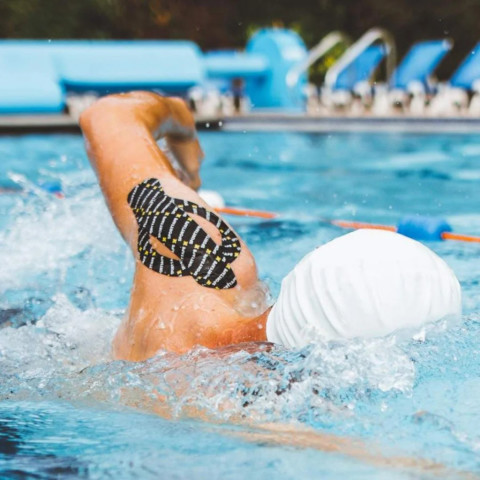 Sporttape Kinesiology Tape (Extra Branded) เทปพยุงกล้ามเนื้อ ระบายอากาศ กันน้ำ สำหรับนักกีฬา ขนาด 5cmx5m Image6